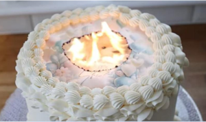 Amazing Burning Cake trend